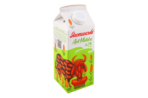 Молоко 3.2% пастеризованное Art moloko Яготинське т/п 750г