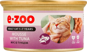 Корм для котів E-Zoo з тунцем