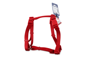 Шлея-вісімка д/собак Преміум червона нейлон 20мм 50-75см Тріксі