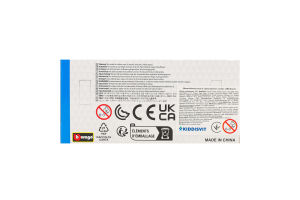 Автомодель для детей от 3лет 1:43 №18-30000 Street Fire Bburago 1шт