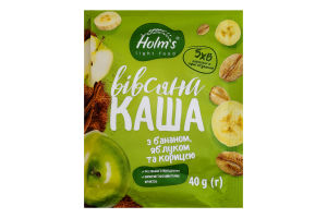 Каша вівсяна з бананом, яблуком та корицею, 40 г