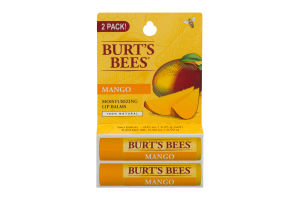 Burt's Bees Moisiturizing Lip Balm Mango - 2 Pk