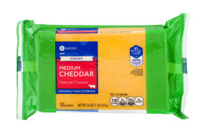 SE Grocers Chunk Medium Cheddar Natural Cheese