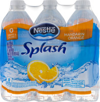 Nestle Splash Flavored Water Beverage Mandarin Orange - 6 PK