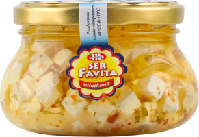 СИР FAVITA З ЗЕЛЕНИНОЮ 30% С/Б 100Г MLEKOVITA