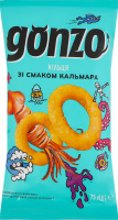Кольца кукурузные со вкусом кальмара Gonzo м/у 75г