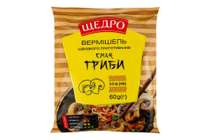 Вермішель швидкого приготування Гриби Щедро м/у 60г