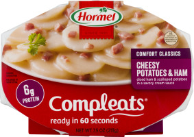 Hormel Compleats Cheesy Potatoes & Ham, 7.5 Ounce