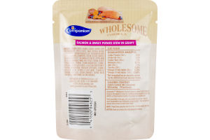 Companion Wholesome Formula Cat Food Salmon and Sweet Potato Stew in Gravy