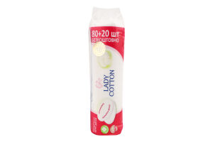 Диски ватні косметичні Lady Cotton 100шт