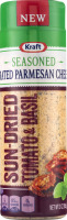 Kraft Seasoned Grated Parmesan Cheese Sun-Dried Tomato & Basil