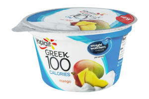 Yoplait Greek 100 Calories Fat Free Yogurt Mango