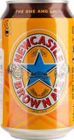 Пиво 330мл 4.7% напівтемне пастеризоване Brown Ale Newcastle з/б