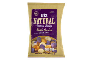 Utz Natural Gourmet Medley Kettle Cooked Potato Chips