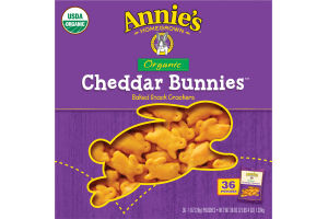 Annie's Homegrown Organic Cheddar Bunnies Crackers - 36 CT