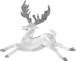 Підвіска новорічна Лось графітова 11,5*14см КМ