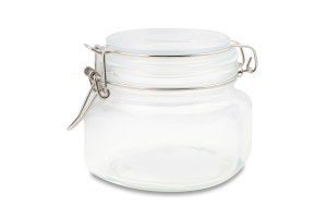 Банка д/зберігання 500мл скло з бугельним замком KYYW454