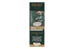 Чай травяной с ромашкой, лемонграссом и шиповником Альпийский луг Graff к/у 15х2.5г