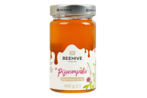 Мед натуральный Разнотравье Beehive с/б 400г