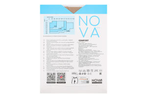 Колготки жіночі Nova Comfort 40 бежевий р.4