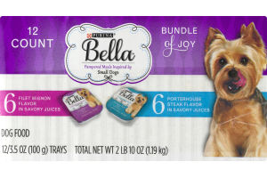 Purina Bella Dog Food Variety Pack - 12 CT
