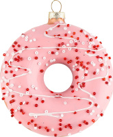 Прикраса ялинкова Пончик скло 985690