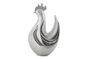 Сувенір пасхальний Курочка золото/срібло 14*8,5см КМ