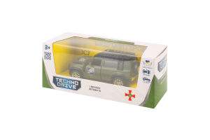 Автомодель для дітей від 3років №250289M Land Rover Defender 110 - 25 ОПДБр Шеврони Героїв TechnoDrive 1шт