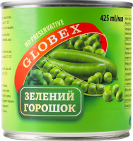 Конс Горошок Globex 420 г зелений И028 (Угорщина)