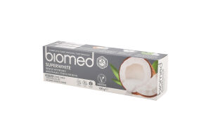 Паста зубна Супервайт відбілюваня та зміцнення чутливої емалі 100г Біомед