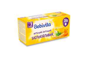 Фиточай для детей от 3мес успокаивающий Bebivita к/у 20х1.5г