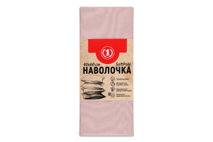 Наволочка пудровая 40х60см №1475440 SoftPoly ТМ "1" 1шт