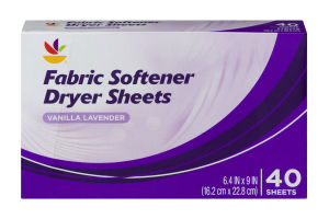 Ahold Fabric Softener Dryer Sheets Vanilla Lavender - 40 CT