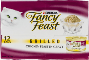 Purina Fancy Feast Chicken Feast in Gravy Grilled Gourmet Cat Food - 12 CT