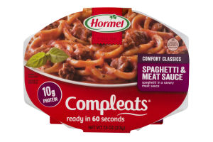 Hormel Compleats Spaghetti & Meat Sauce, 7.5 Ounce