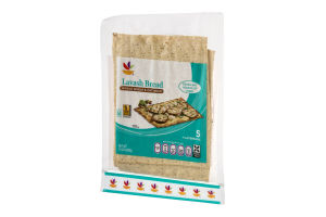 Ahold Lavash Bread Whole Wheat & Oat Bran - 5 CT