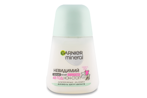 Дезодорант-антиперспирант для тела шариковый Свежесть цветов Невидимый Garnier Mineral 50мл