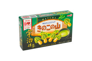 Печиво Kinoko No Yama у формі гриб у шок з матчею