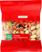 Фісташки Каліфорнія смажені солоні 130г Альмонд