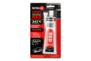 Герметик прокладок червоний силіконовий високотемпературний 85г Новак