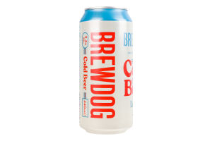 Пиво BrewDog Cold Beer Lager світле з/б