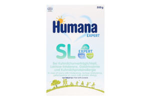 Смесь безмолочная сухая для детей от рождения и старшего возраста SL Expert Humana к/у 2х250г