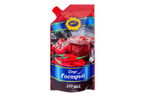 Соус пастеризований Гострий Бест д/п 250г