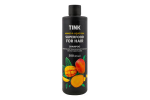Шампунь для поврежденных волос Mango&Liquid silk Superfood for hair Tink 500мл