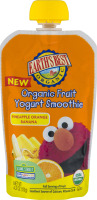 Earth's Best Organic Fruit Yogurt Smoothie Pineapple Orange Banana