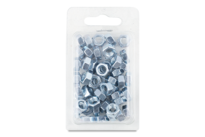 Гайка шестигранна оцинкована М6 50шт блістер Гроно-трейд