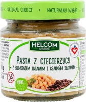 Паста из нута с льняными семенами и черным кунжутом Helcom с/б 190г