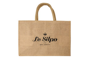 Сумка д/покупок Le Silpo Delicacy джутов47х33х20см