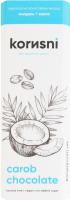 Плитка из кэроба на кокосовом молоке на какао-масле без добавленного сахара Миндаль-кокос Korиsni к/у 23г