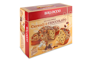 Кекс Balocco Colombа злаковий з шоколадн краплями
